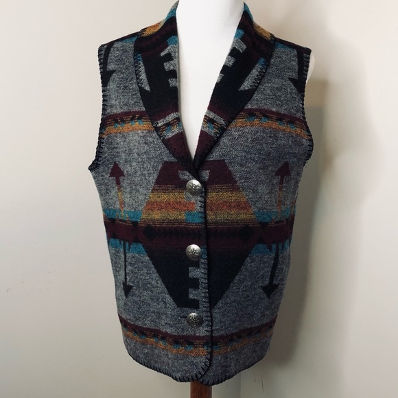 Rhonda Stark Jackets & Blazers - Vintage Rhonda Stark Southwest 3 Button VEST